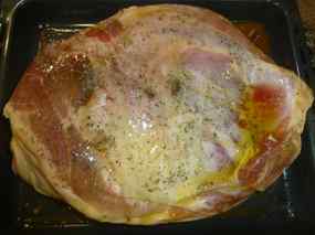 Espatlla de porc al forn amb patates fondant 04